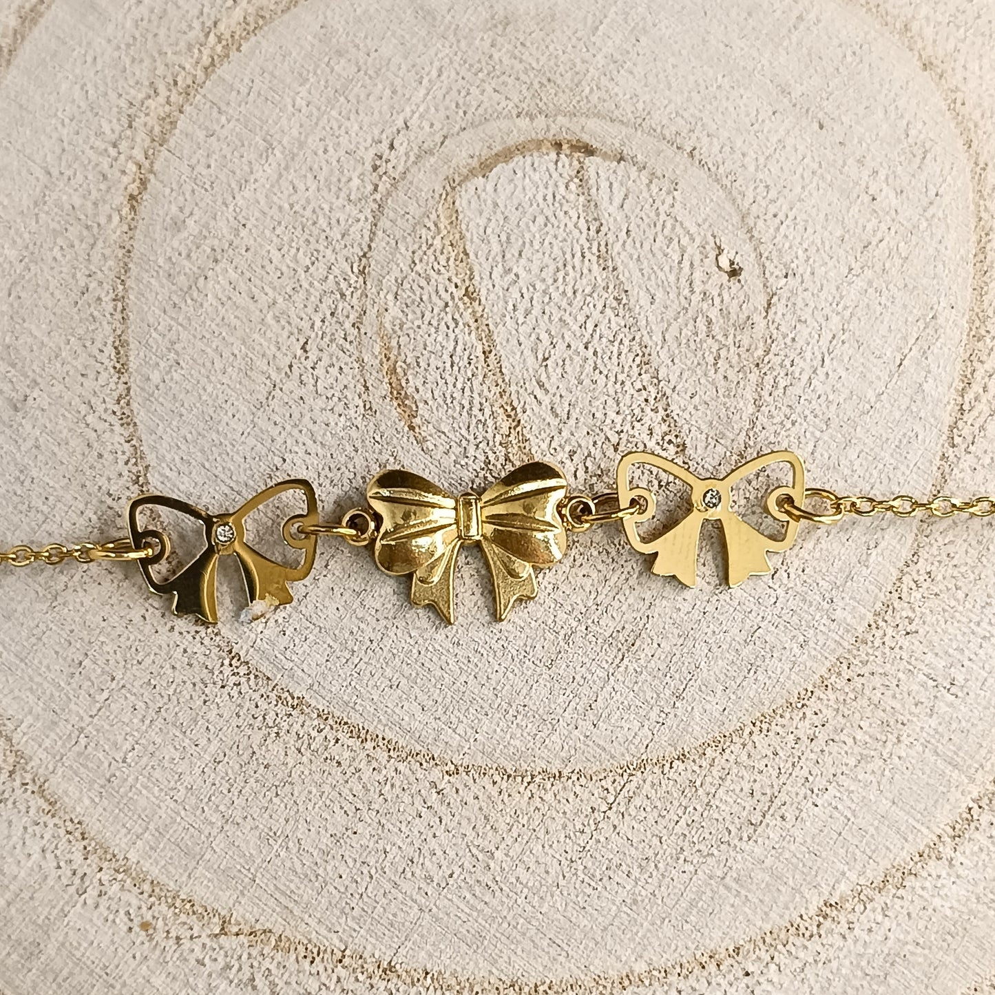 Golden Butterfly Charm Bracelet