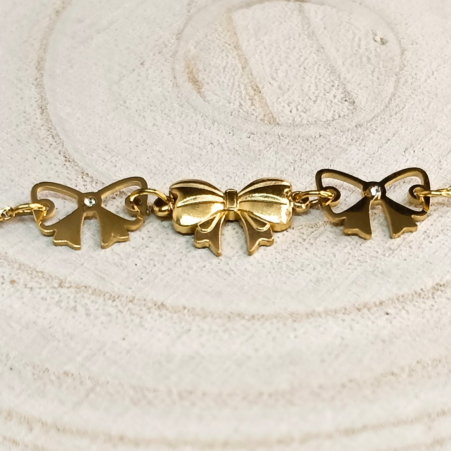 Golden Butterfly Charm Bracelet