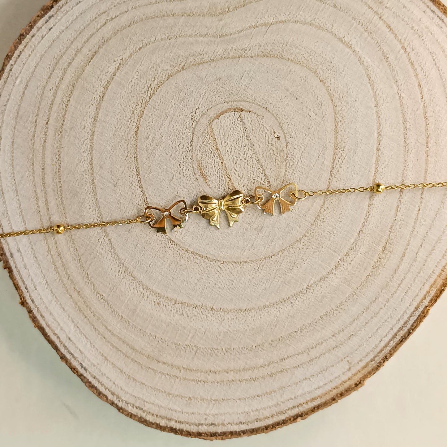 Golden Butterfly Charm Bracelet