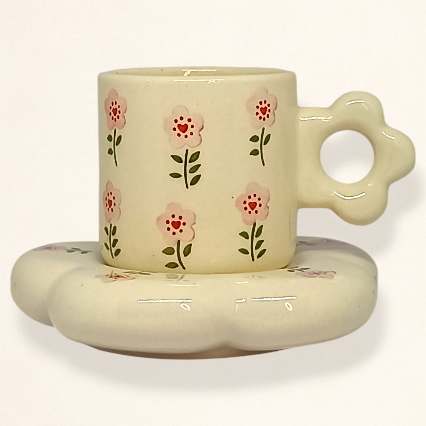 Bloom Ring Mug & Saucer