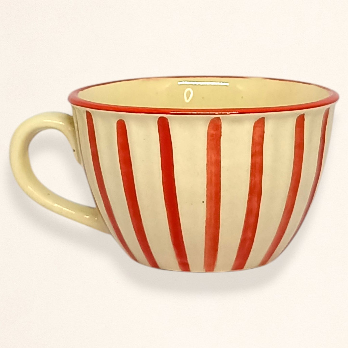 Scarlet Stripe Ceramic Mug