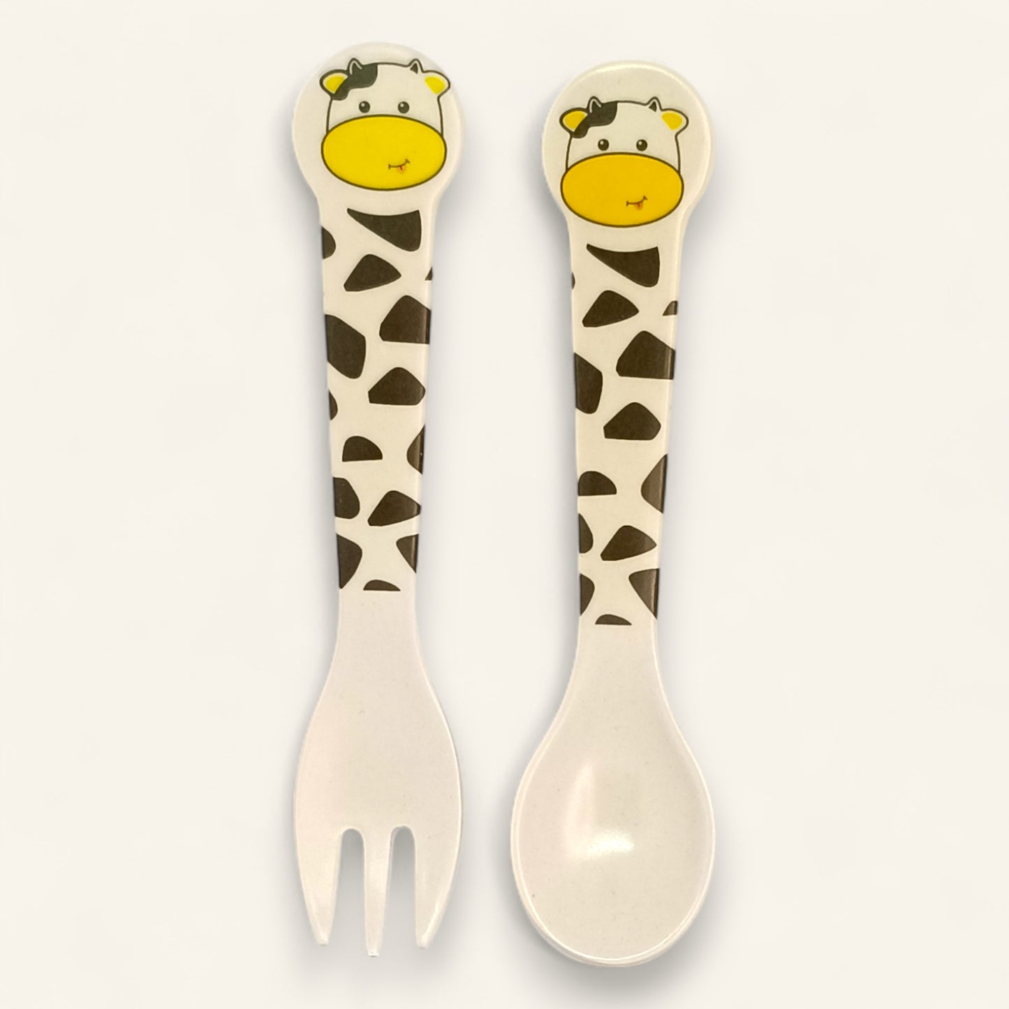 Cow Bamboo Fiber Dinner Set – 5 Piece