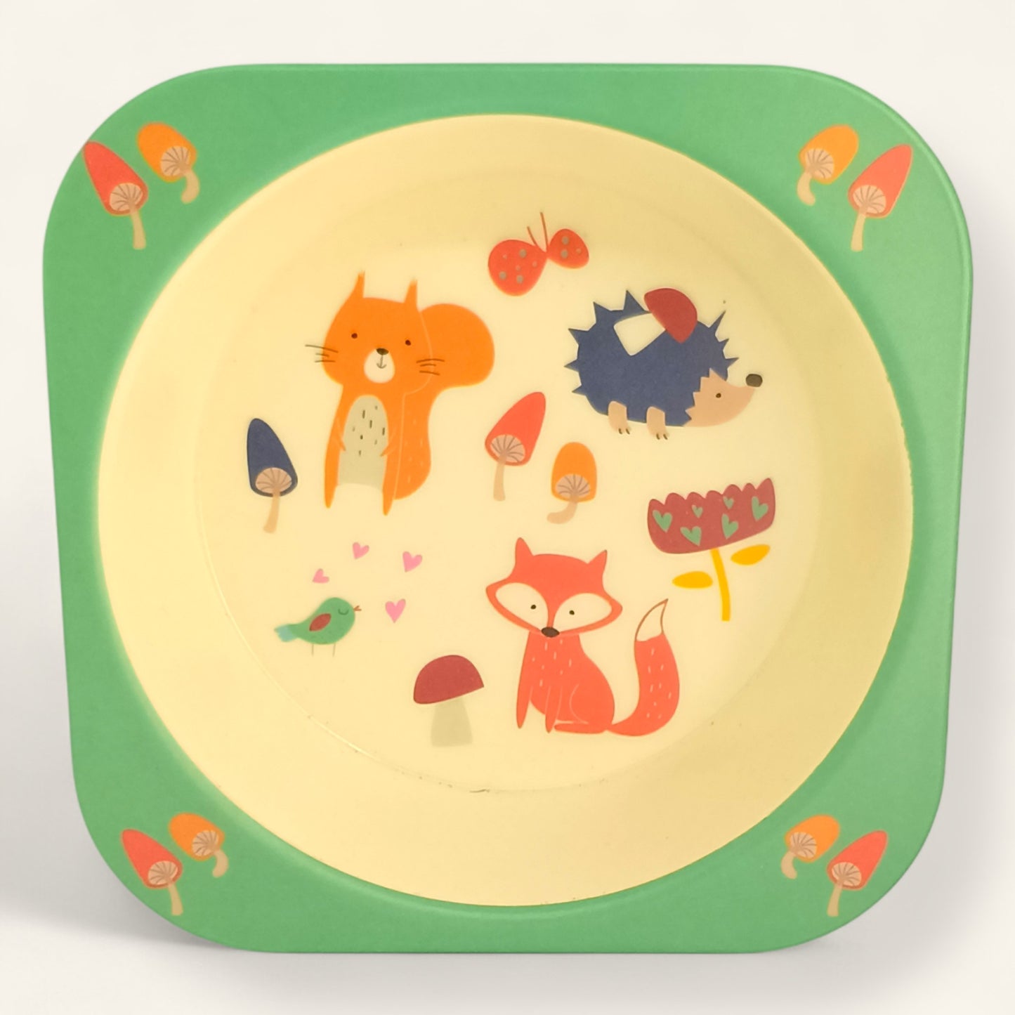Forest Friends Bamboo Fiber Dinner Set – 5 Piece
