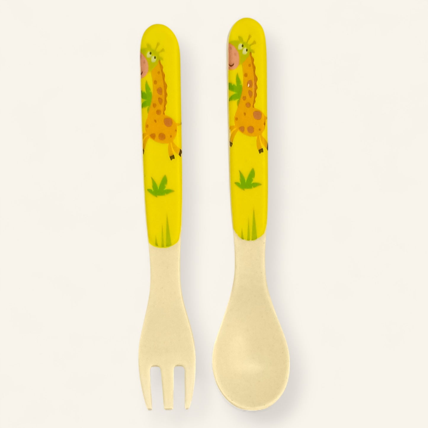 Giraffe Bamboo Fiber Dinner Set – 5 Piece