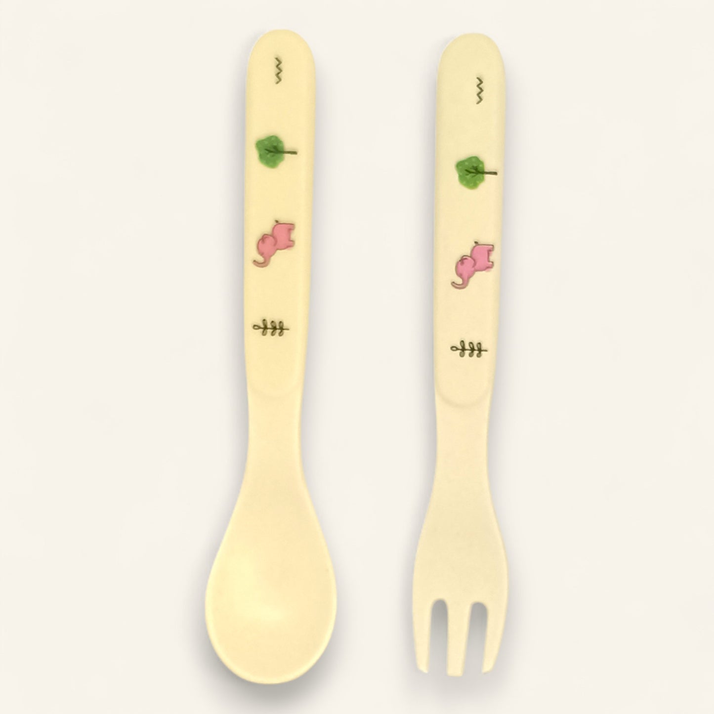 Elephant Bamboo Fiber Dinner Set – 5 Piece