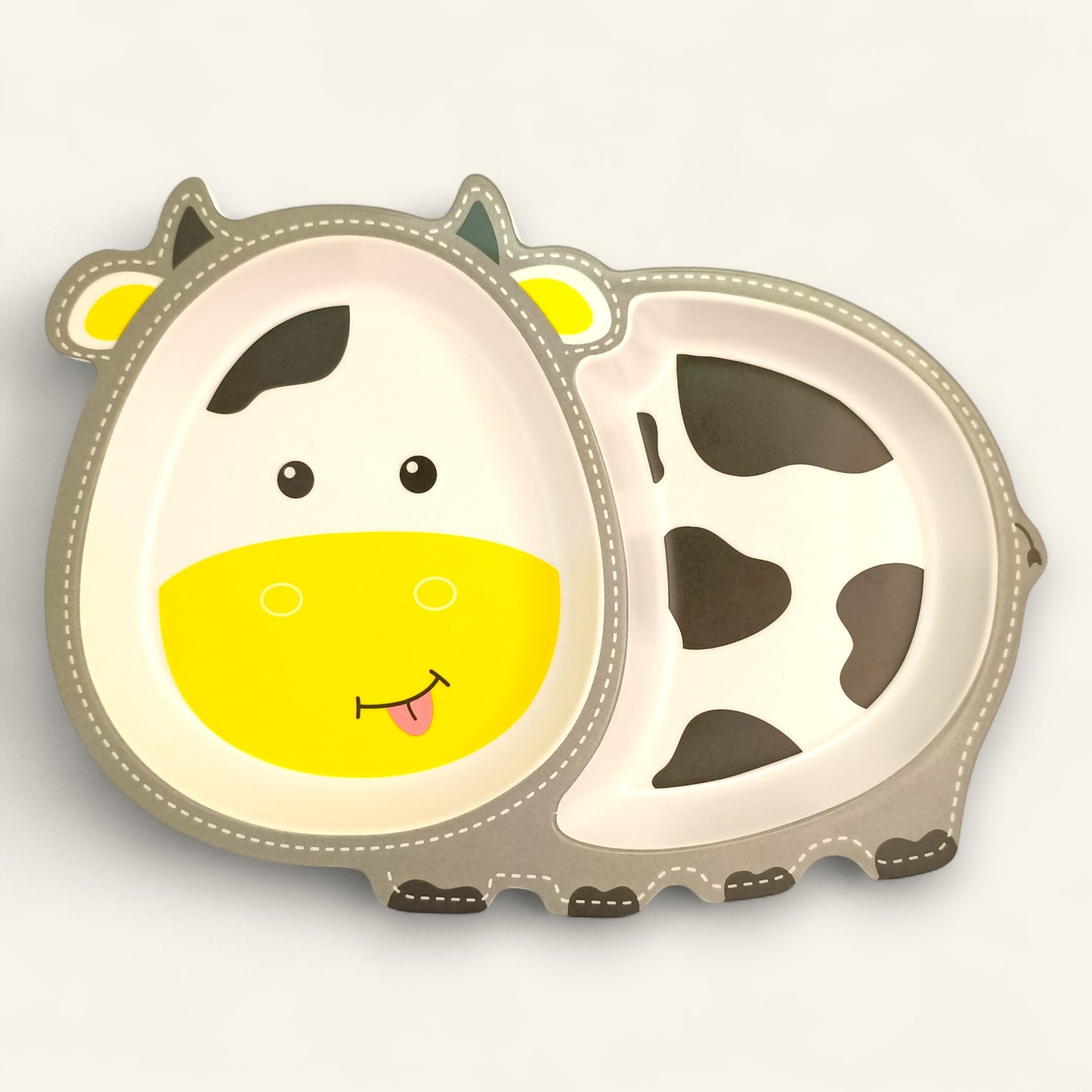 Cow Bamboo Fiber Dinner Set – 5 Piece
