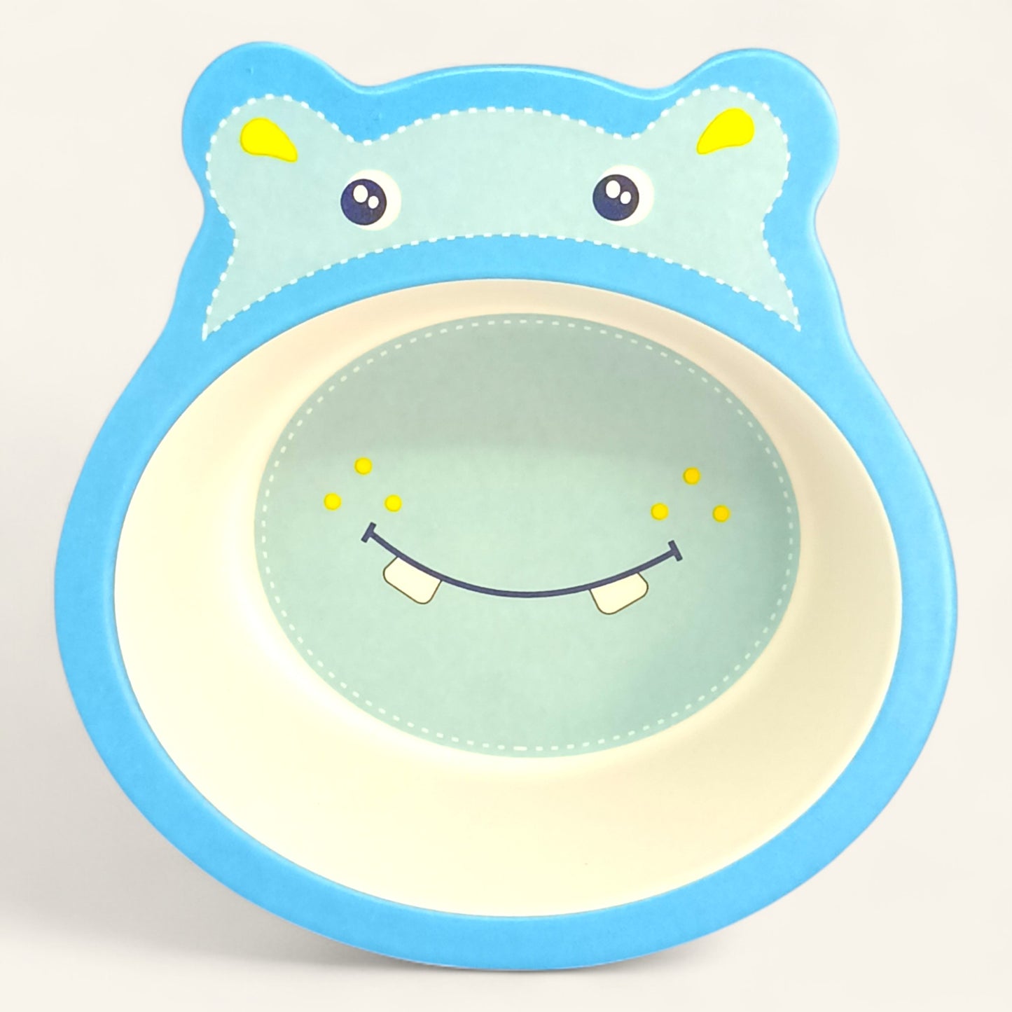 Hippo Bamboo Fiber Dinner Set – 5 Piece