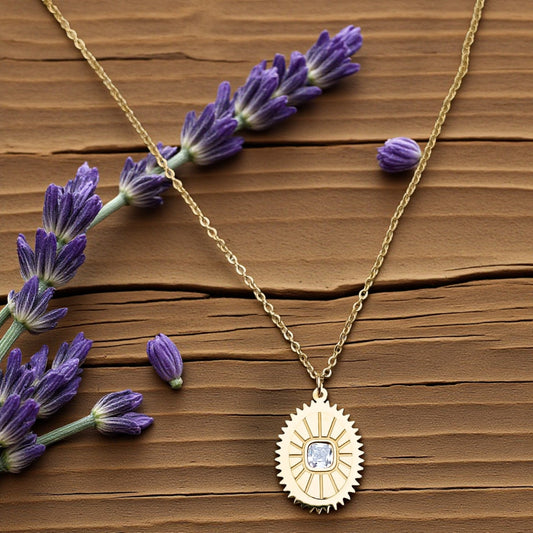 ✨ Radiant Sunburst Pendant Necklace