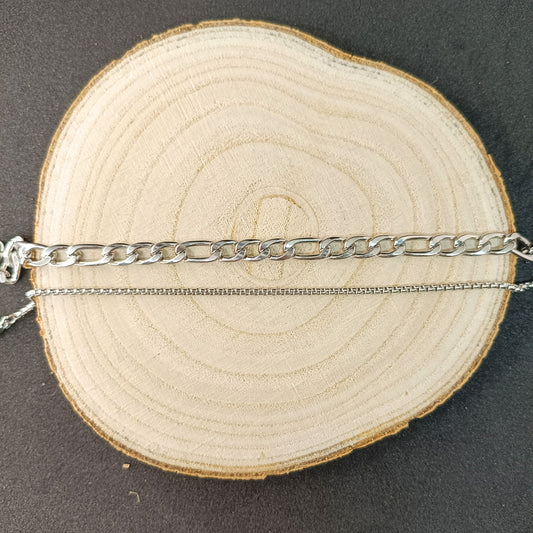 Men’s Double Layer Chain Bracelet — Stainless Steel