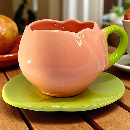 Blush Bloom – Handmade Ceramic Mug