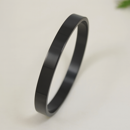 Matte Black Kada Bracelet