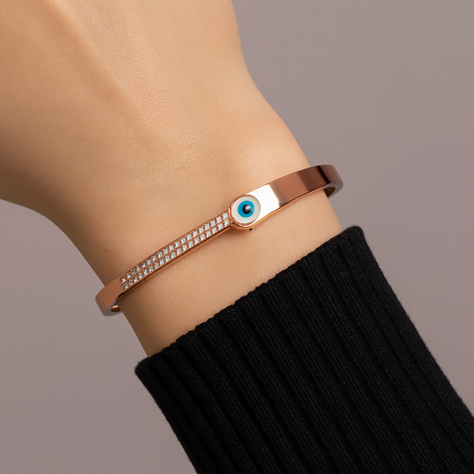 Evil Eye Crystal Kada Bracelet