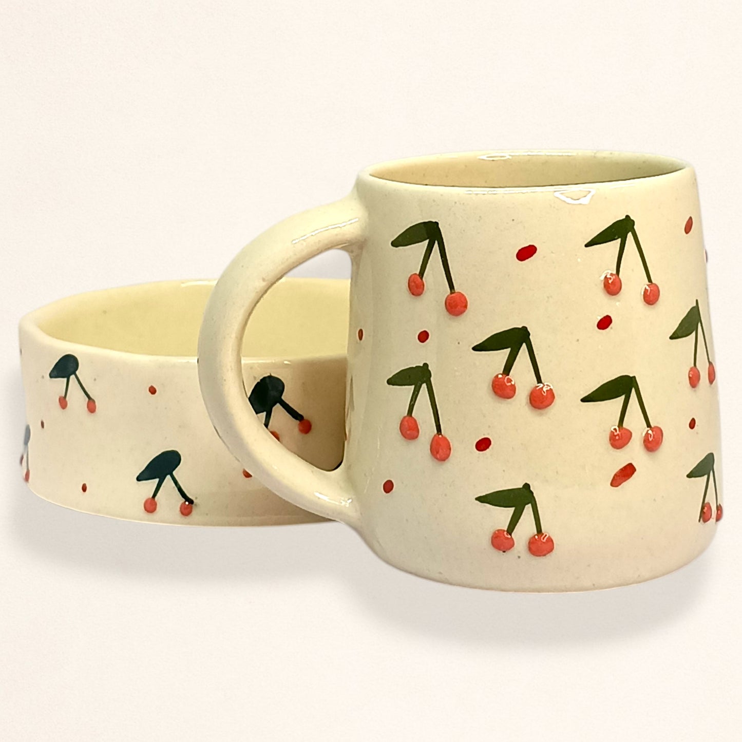 Cherry Bloom Mug & Bowl Set