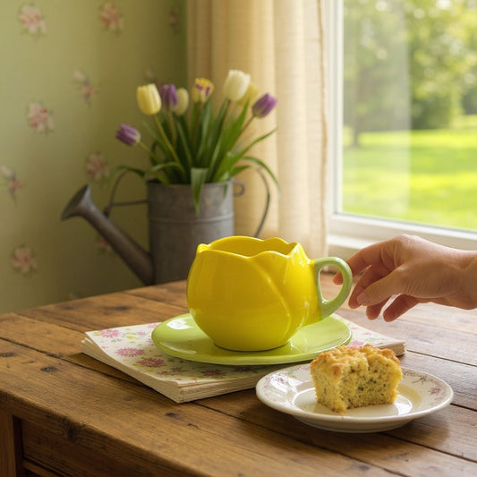 Golden Bloom Mug