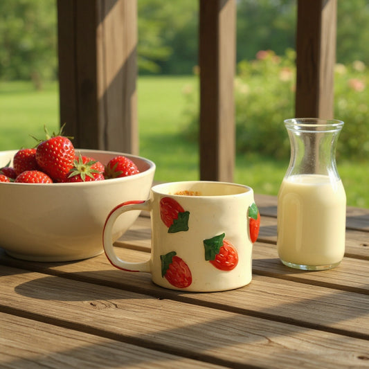 Strawberry Fields Ceramic Mug