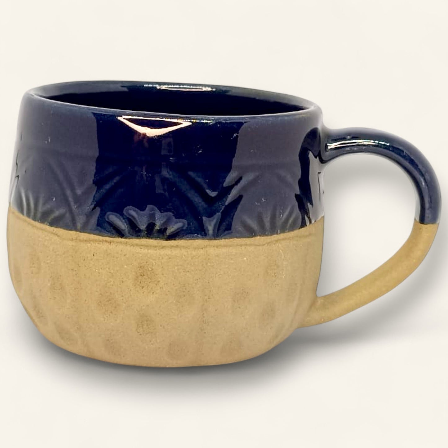 🌌 Midnight Clay Mug – Handmade Ceramic