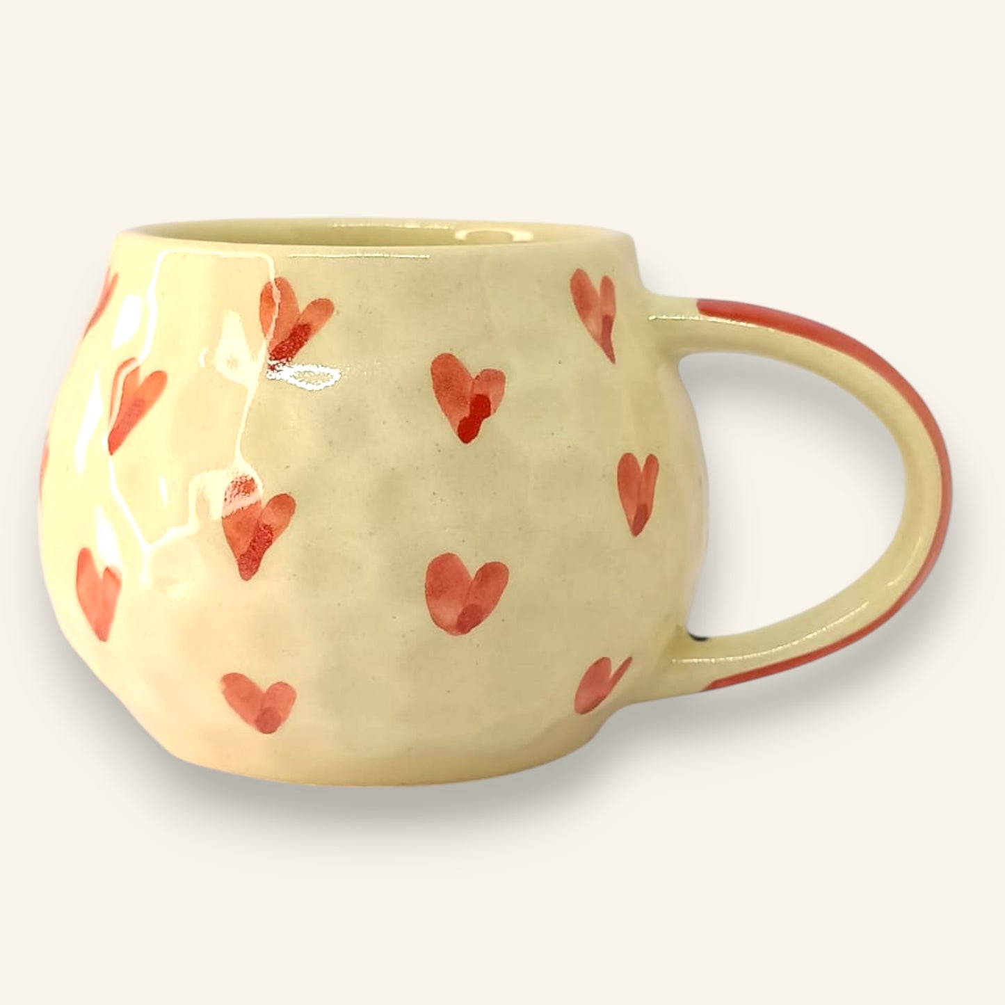 ❤️ Cozy Heart Mug – Handmade Ceramic