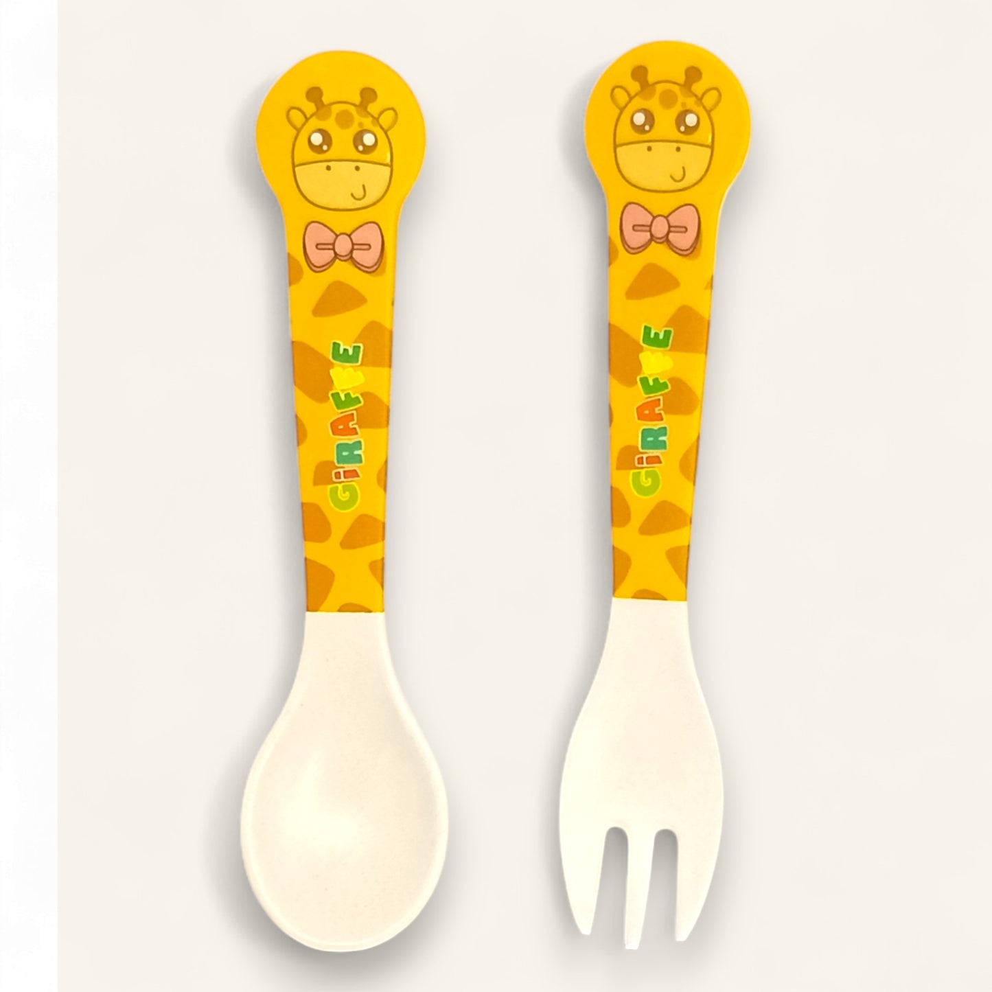 Giraffe Bamboo Fiber Dinner Set – 5 Piece