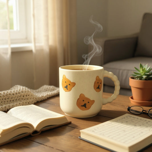🐻 Bear Hugs Coffee Mug – Handmade Ceramic